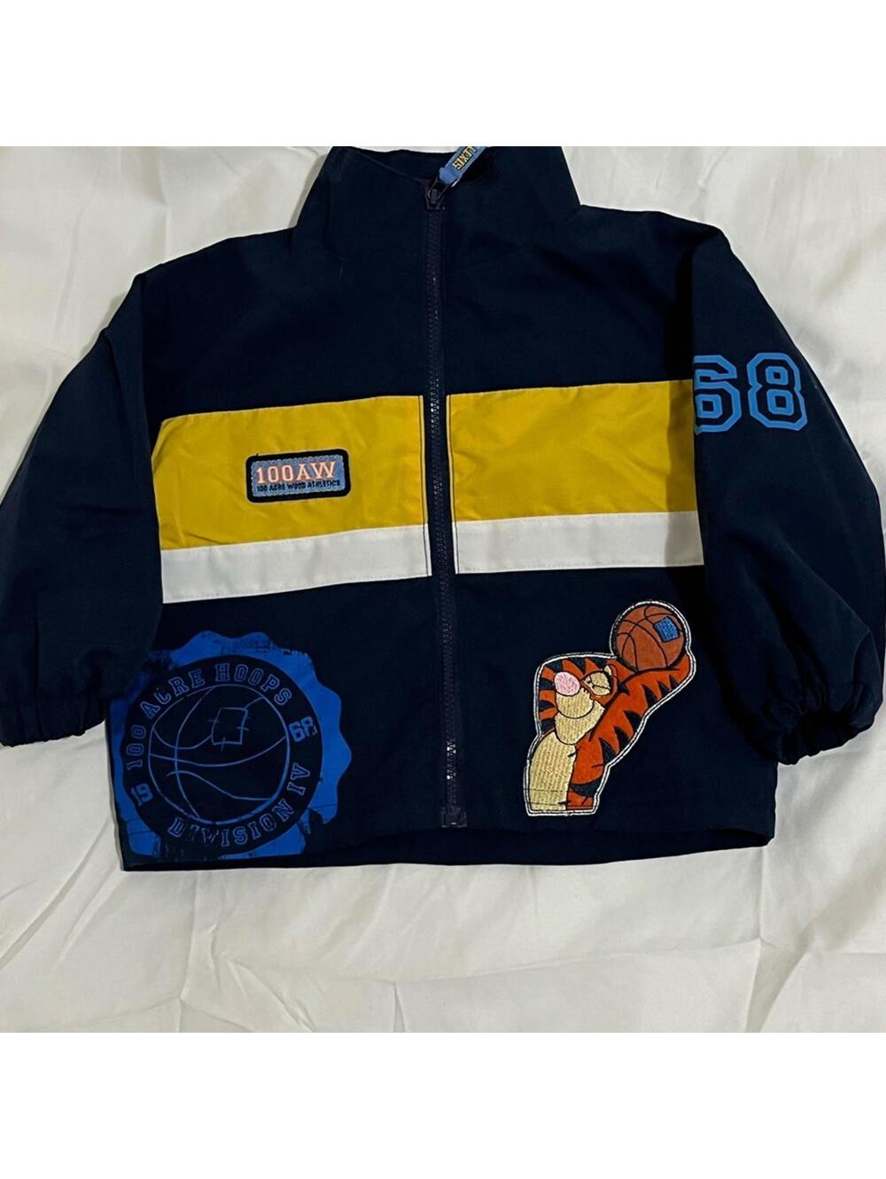 Vintage Disney Winnie the Pooh 100 Acre Collec Kids Jacket Boys Size 12 Months